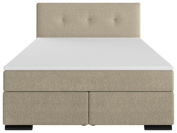 POSTEL BOXSPRING, 120/200 cm, béžová MID.YOU - Jednolůžkové postele, Online Only