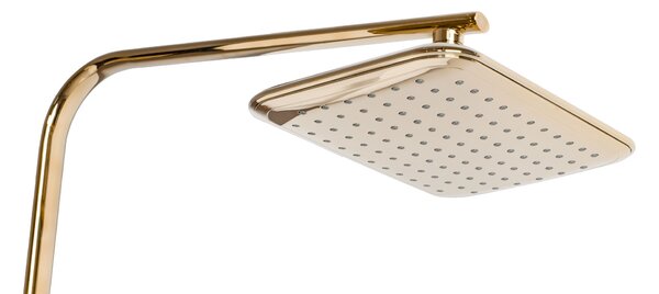 Rea Tom, termostatická baterie se sprchovou sadou, zlatá lesklá, REA-P7102
