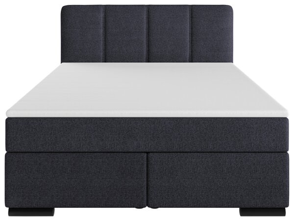 POSTEL BOXSPRING, 120/200 cm, antracitová MID.YOU - Jednolůžkové postele, Online Only