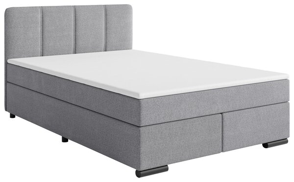 POSTEL BOXSPRING, 120/200 cm, světle šedá MID.YOU - Jednolůžkové postele, Online Only