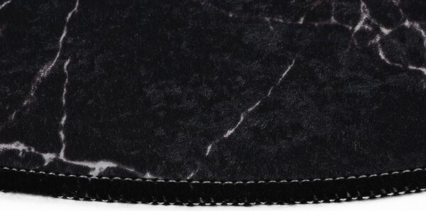 ASIR Koupelnová předložka MARBLE černábílá 3 ks