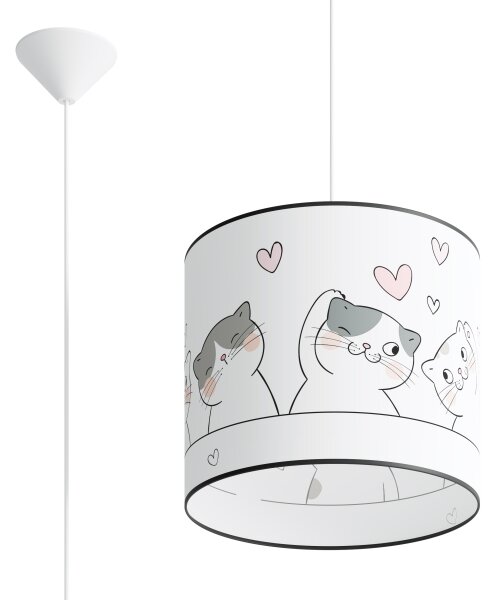 Sollux SL.1418 - Dětský lustr na lanku CAT 1xE27/15W/230V pr. 30 cm