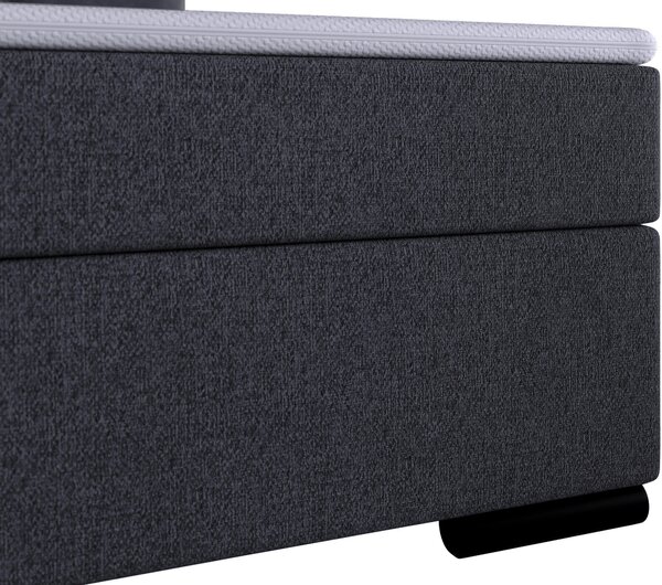 POSTEL BOXSPRING, 120/200 cm, antracitová MID.YOU - Jednolůžkové postele, Online Only