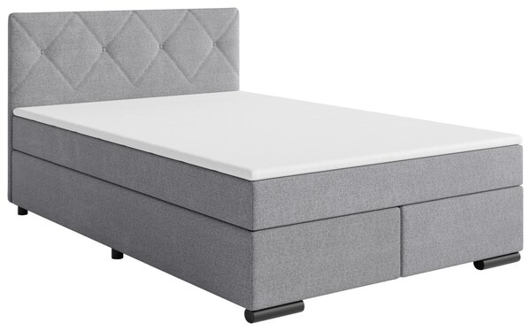 POSTEL BOXSPRING, 120/200 cm, antracitová MID.YOU - Jednolůžkové postele, Online Only