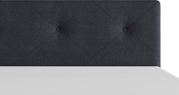 POSTEL BOXSPRING, 120/200 cm, antracitová MID.YOU - Jednolůžkové postele, Online Only