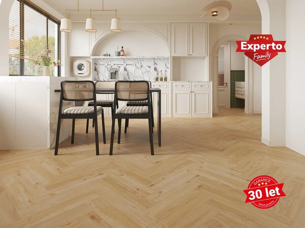 V-podlahy Experto Click SPC 50 Plus Herringbone Dub Esta 6110-71 1,7323 m2