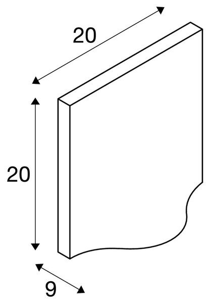 LA 1002504 VILUA II WL venkovní nástěnné nástavbové svítidlo antracit, 3000K IP54 100° 810lm - BIG WHITE (SLV)
