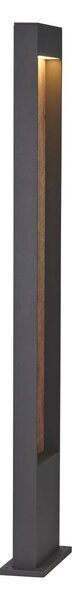 LA 1002959 FLATT POLE 100 Outdoor, stojací LED svítidlo, 3000K, IP65, antracitové/hnědé - BIG WHITE (SLV)
