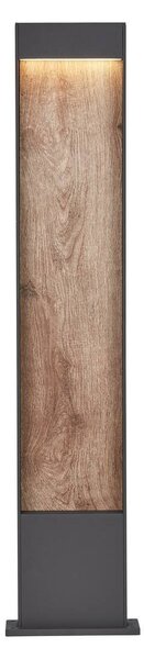 LA 1002959 FLATT POLE 100 Outdoor, stojací LED svítidlo, 3000K, IP65, antracitové/hnědé - BIG WHITE (SLV)