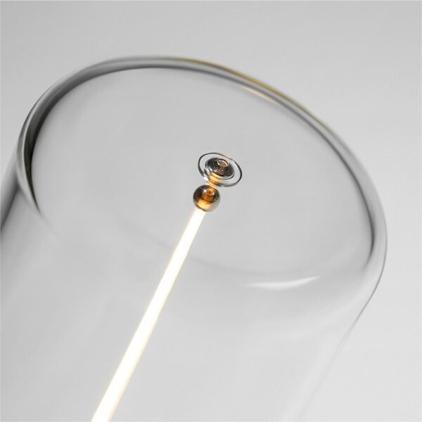 Zuma Line 1001 - LED Stmívatelná nabíjecí lampa ESTERNO LED/0,5W/230V černá IP54