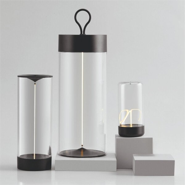 Zuma Line 1001 - LED Stmívatelná nabíjecí lampa ESTERNO LED/0,5W/230V černá IP54
