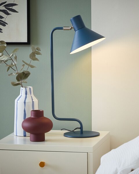 Stolní lampa RIMAVA Nastavitelná Kov Modrá