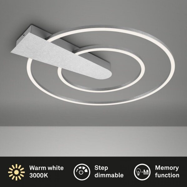 Briloner 3543-018 - LED Stmívatelné stropní svítidlo NICO LED/25W/230V chrom