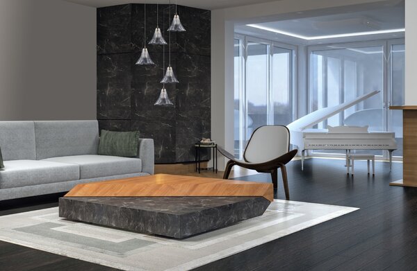 Designové svítidlo závěsné EL675100, Varianta Zlaté