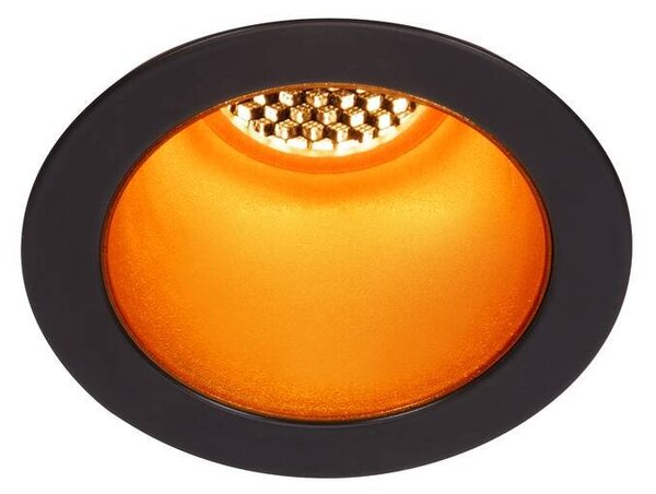 LA 1002594 HORN MAGNA LED venkovní svítidlo k zabudování do stropu černá/zlatá, 3000K, 25° - BIG WHITE (SLV)