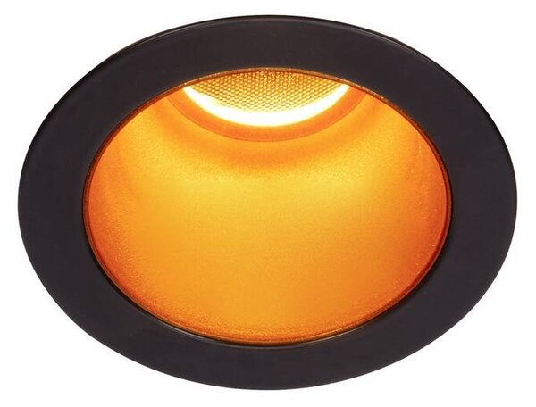 LA 1002594 HORN MAGNA LED venkovní svítidlo k zabudování do stropu černá/zlatá, 3000K, 25° - BIG WHITE (SLV)
