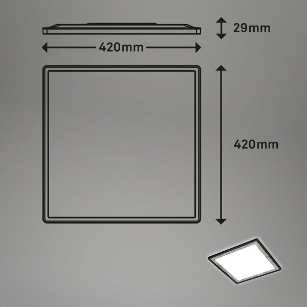 Briloner 7459-414 - LED Stmívatelné svítidlo SLIM LED/22W/230V 2700-6500K + DO