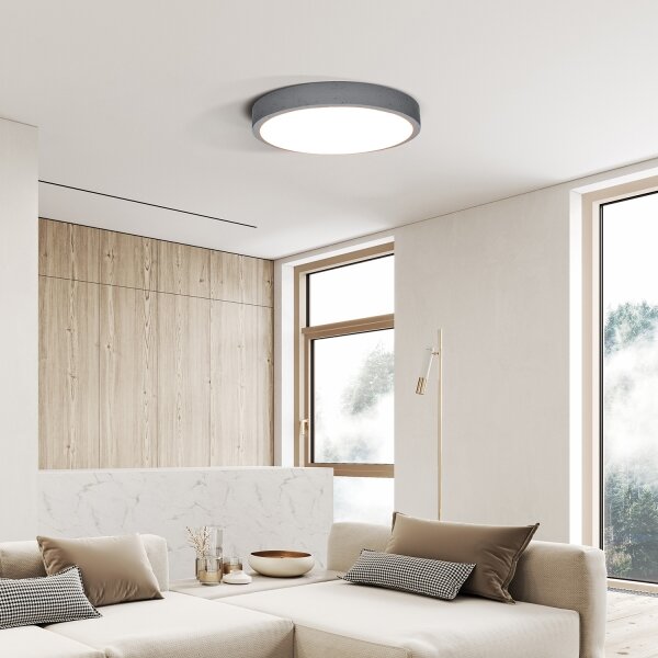 Solight WO8001 - LED Stmív. svítidlo GREY LED/48W/230V 3000-6500K pr. 38 cm + DO