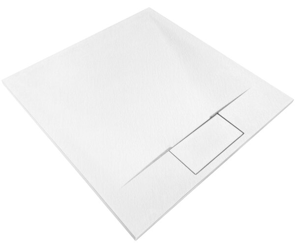 Sprchová vanička REA Bazalt 90x90 - White
