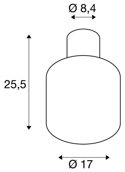 LA 1004677 OVALISK CL venkovní LED stropní přisazené svítidlo antracit CCT switch 3000/4000 K - BIG WHITE (SLV)