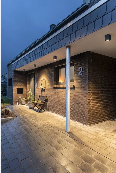 LA 1003421 ENOLA SQUARE M Outdoor, stropní LED svítidlo, antracitové - BIG WHITE (SLV)