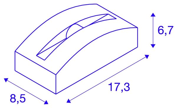 LA 1003519 OUT-BEAM FRAME CW venkovní LED nástěnné a stropní přisazené svítidlo bílé 3000 K - BIG WHITE (SLV)