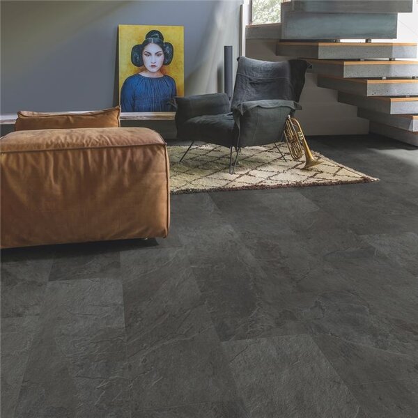 Quick-Step Alpha Vinyl Tiles Černá břidlice AVST40035 1,848 m2