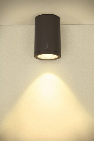 LA 1003442 ENOLA ROUND L Outdoor, stropní LED svítidlo, antracitové, CCT 3000/4000K - BIG WHITE (SLV)
