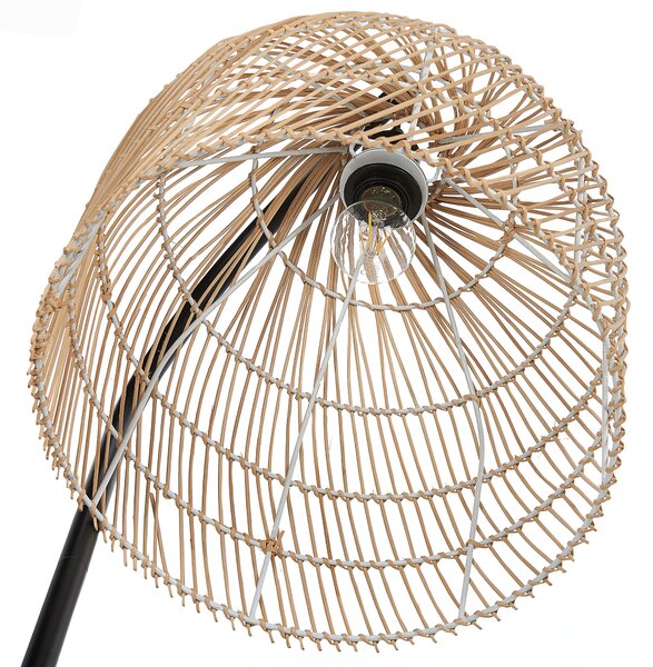 Stojací lampa BERNICA Ratan Přírodní