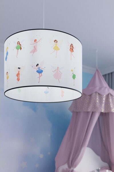Sollux SL.1416 - Dětský lustr na lanku FAIRY 1xE27/15W/230V pr. 30 cm
