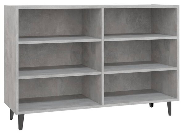Příborník Kippen - 103,5 x 35 x 70 cm | betonově šedý