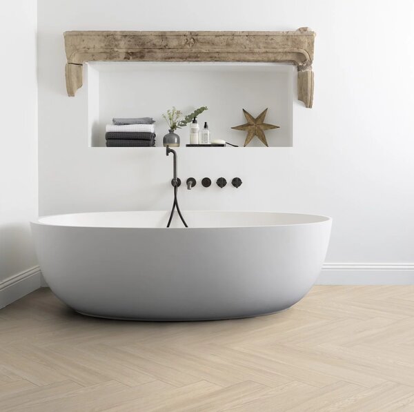 Gerflor Virtuo 55 Rigid Acoustic Herringbone Blomma Light 1464 1,5 m2
