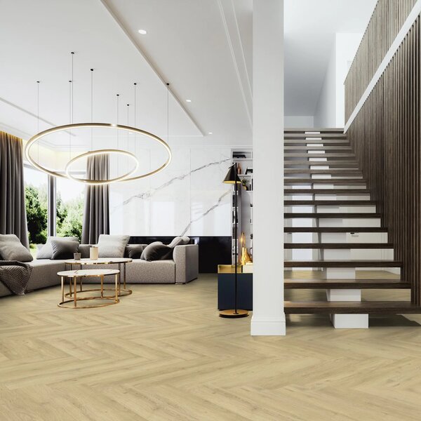 Gerflor Virtuo 55 Rigid Acoustic Herringbone Sunny Nature 0997 1,5 m2