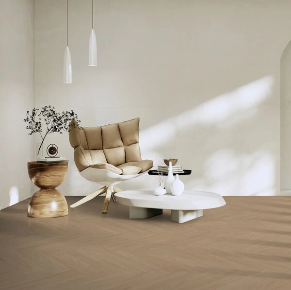 Gerflor Virtuo 55 Rigid Acoustic Herringbone Blomma Natural 1465 1,5 m2