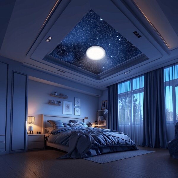 Aigostar - LED Koupelnové stropní svítidlo LED/18W/230V IP44 + dálkové ovládání