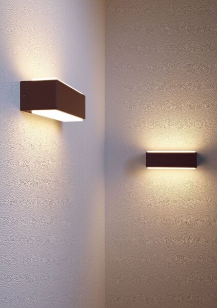 Redo 90404 - LED Venkovní nástěnné svítidlo DASH LED/9W/230V 4000K IP65 hnědá