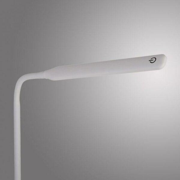 JUST LIGHT LED stolní lampa bílá stmívatelné dotykem CCT na psací stůl 2700-5000K LD 11030-16