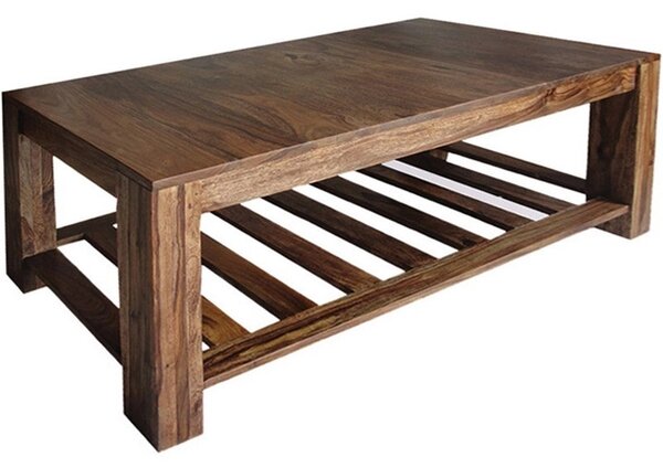 Dřevěný konferenční stůl z masivu palisandr 110x60x45