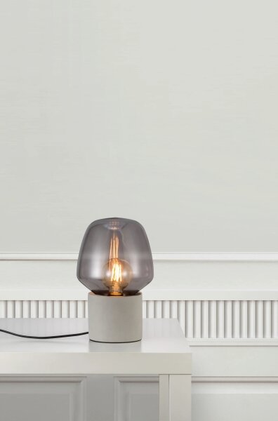 Nordlux - Stolní lampa CHRISTINA 1xE27/25W/230V beton/černá