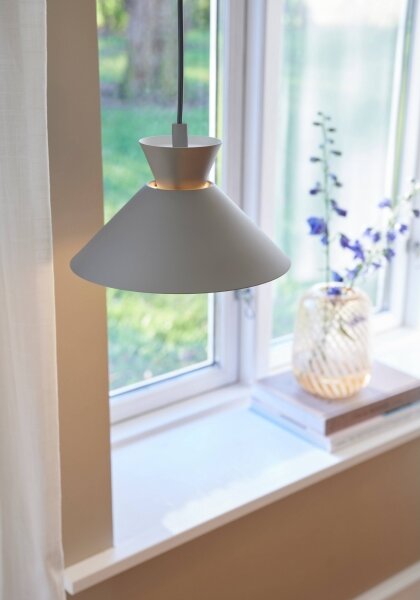 Nordlux - Lustr na lanku DIAL 1xE27/40W/230V šedá