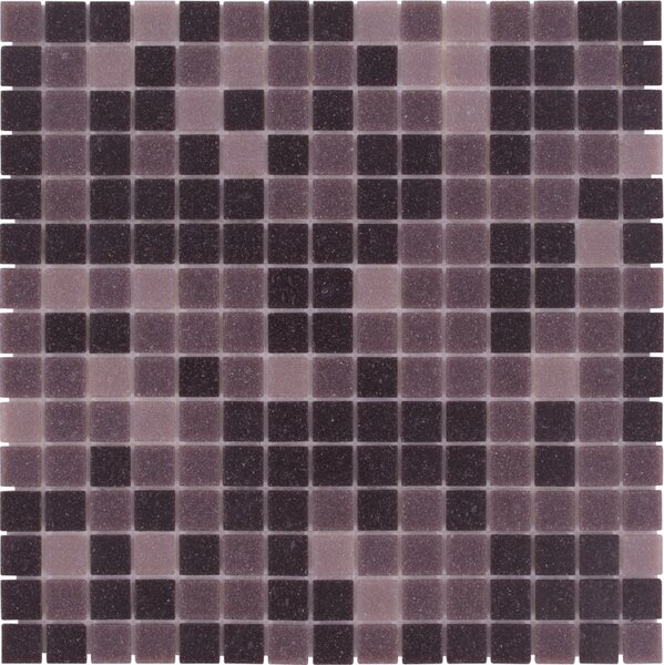 The Mosaic Factory Obklad skleněná fialová Mozaika Purple mix 2x2 (32,3x32,3) cm - GM59