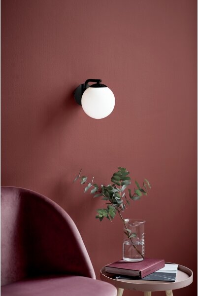 Nordlux - Nástěnná lampa GRANT 1xE14/40W/230V černá