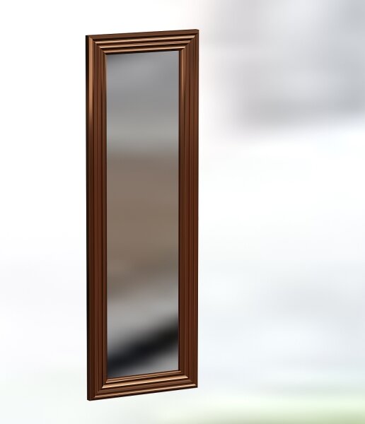 Nástěnné zrcadlo BOSS 90x30 cm bronzová