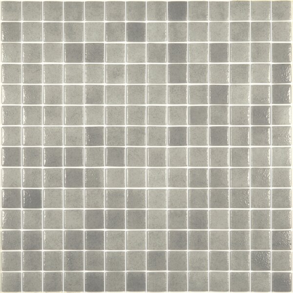 Hisbalit Skleněná mozaika šedá Mozaika 366A 2,5x2,5 (33,3x33,3) cm - 25366ALH