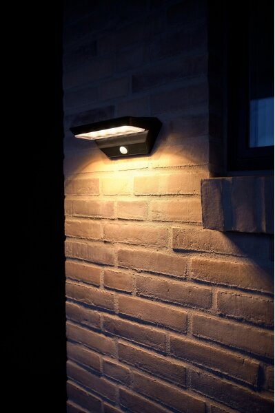 Nordlux - LED Solární nástěnné svítidlo se senzorem AGENA LED/5W/3,7V IP44