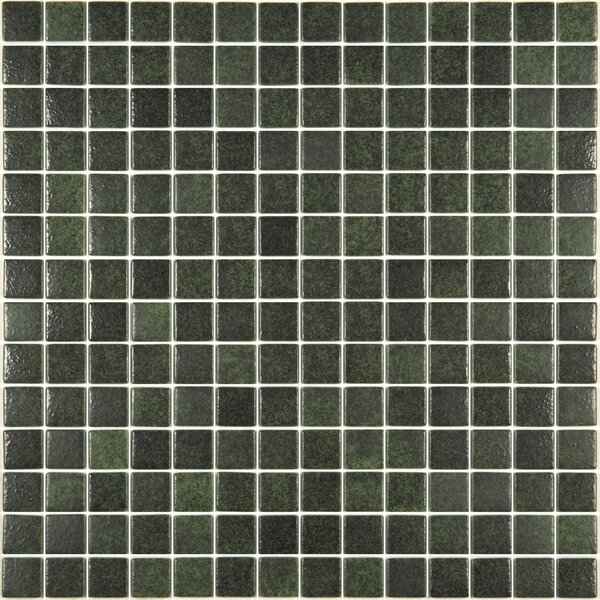 Hisbalit Skleněná mozaika zelená Mozaika 360C 2,5x2,5 (33,3x33,3) cm - 25360CLH