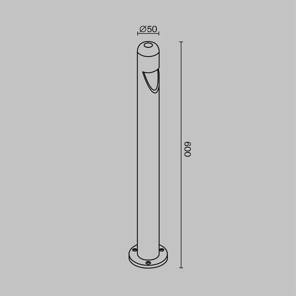 VENKOVNÍ STOJACÍ LAMPA 5/60 cm MAYTONI - Online Only svítidla, Online Only