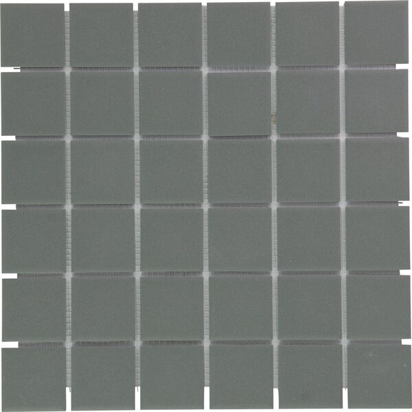 The Mosaic Factory Keramická mozaika šedá Mozaika 5 Dark Grey 4,8x4,8 (30,9x30,9) cm - LO1015