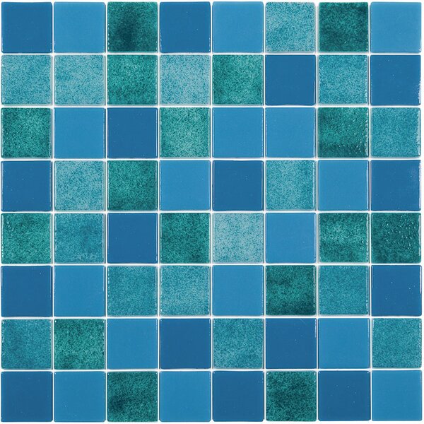 Hisbalit Skleněná mozaika modrá Mozaika IGUAZU 4x4 (32x32) cm - 40IGUAZLH