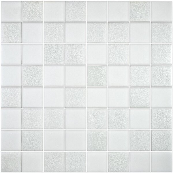 Hisbalit Skleněná mozaika bílá Mozaika TOKIO 4x4 (32x32) cm - 40TOKIOLH